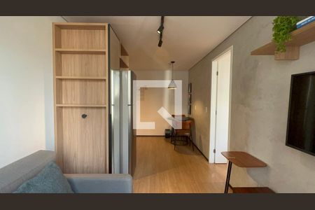Sala de apartamento à venda com 1 quarto, 32m² em Pinheiros, São Paulo