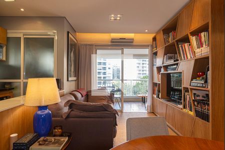 Sala de apartamento para alugar com 1 quarto, 55m² em Cerqueira César, São Paulo