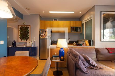 Sala de apartamento para alugar com 1 quarto, 55m² em Cerqueira César, São Paulo