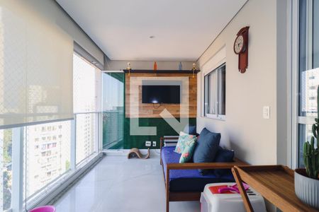 Varanda da Sala de apartamento à venda com 2 quartos, 89m² em Jardim Ampliacao, São Paulo