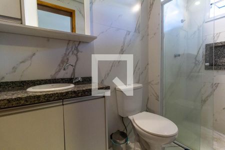 Banheiro de apartamento para alugar com 1 quarto, 30m² em Chácara Califórnia, São Paulo