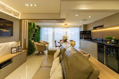 Sala de apartamento à venda com 3 quartos, 107m² em Chácara Califórnia, São Paulo