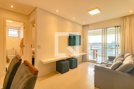 Sala de apartamento para alugar com 2 quartos, 77m² em Vila Alexandria, São Paulo