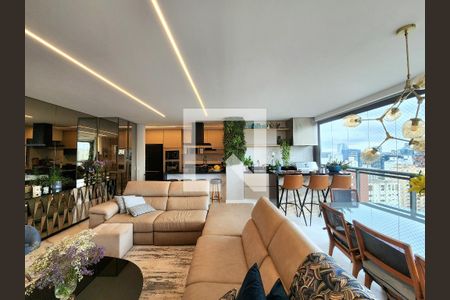 Sala de apartamento à venda com 2 quartos, 134m² em Vila Nova Conceição, São Paulo