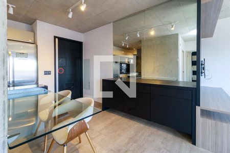 Sala de apartamento para alugar com 1 quarto, 74m² em Santo Amaro, São Paulo