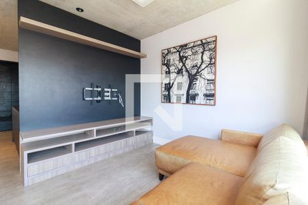 Sala de apartamento para alugar com 1 quarto, 74m² em Santo Amaro, São Paulo