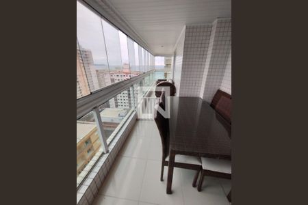 Varanda de apartamento para alugar com 3 quartos, 130m² em Cidade Ocian, Praia Grande