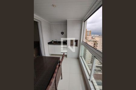 Varanda de apartamento para alugar com 3 quartos, 130m² em Cidade Ocian, Praia Grande