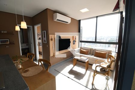 Sala de apartamento para alugar com 1 quarto, 46m² em Cambuí, Campinas