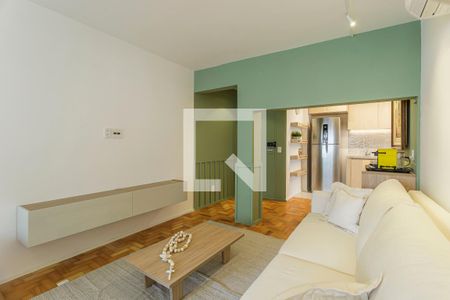 Sala de apartamento à venda com 2 quartos, 70m² em Indianópolis, São Paulo