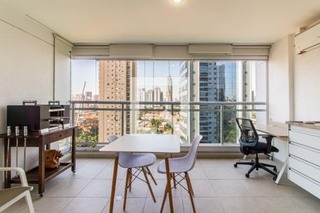 Varanda da Sala de apartamento para alugar com 2 quartos, 80m² em Cidade Monções, São Paulo