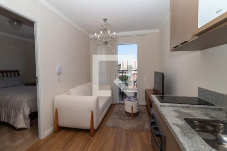 Sala de apartamento para alugar com 1 quarto, 28m² em Vila Romana, São Paulo