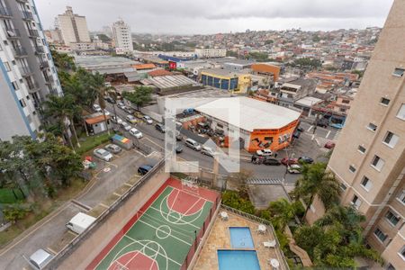 Vista da varanda de apartamento à venda com 3 quartos, 70m² em Taboão, Diadema