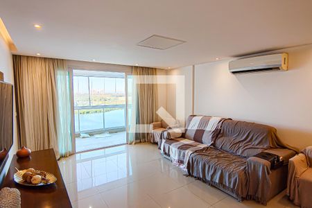 Sala de apartamento para alugar com 4 quartos, 155m² em Barra da Tijuca, Rio de Janeiro