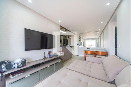 Sala de apartamento à venda com 2 quartos, 59m² em Campestre, Santo André