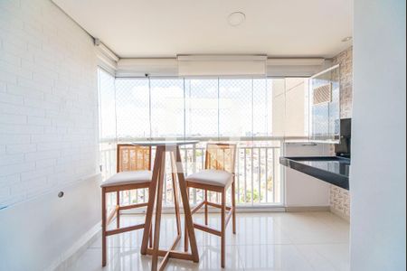 Varanda Gourmet de apartamento à venda com 2 quartos, 59m² em Campestre, Santo André