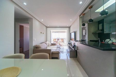 Sala de apartamento à venda com 2 quartos, 59m² em Campestre, Santo André