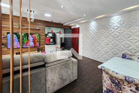 Sala de apartamento à venda com 2 quartos, 73m² em Nova Petrópolis, São Bernardo do Campo