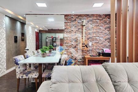 Sala de apartamento à venda com 2 quartos, 73m² em Nova Petrópolis, São Bernardo do Campo