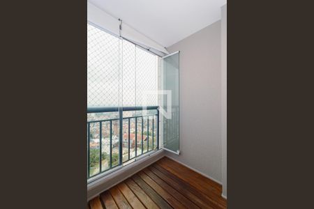 Varanda da Sala de apartamento para alugar com 1 quarto, 50m² em Vila Andrade, São Paulo
