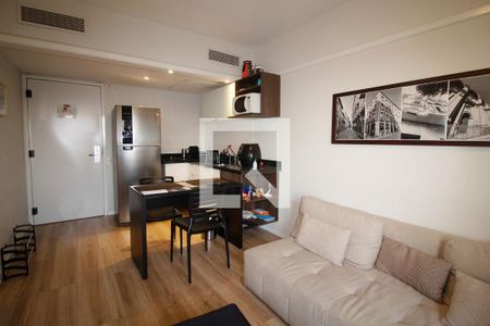 Sala de apartamento à venda com 1 quarto, 35m² em Jardim Paulista, São Paulo