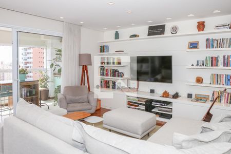 Sala de apartamento à venda com 3 quartos, 136m² em Pompeia, São Paulo