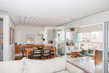 Sala de apartamento à venda com 3 quartos, 136m² em Pompeia, São Paulo