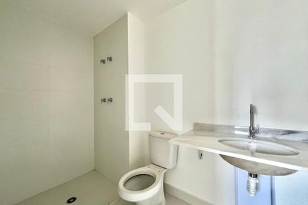 Banheiro da Suíte de apartamento à venda com 1 quarto, 35m² em Mirandópolis, São Paulo
