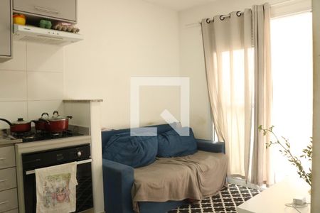 Sala/Cozinha de apartamento à venda com 2 quartos, 34m² em Barra Funda, São Paulo
