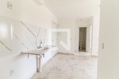 Sala/Cozinha de apartamento à venda com 2 quartos, 33m² em Vila Norma, São Paulo