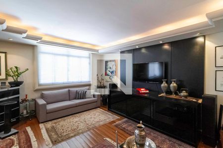 Sala 1 de apartamento à venda com 5 quartos, 320m² em Santo Antônio, Belo Horizonte