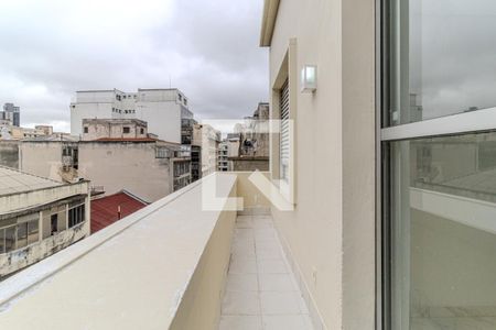 Varanda de apartamento à venda com 1 quarto, 38m² em República, São Paulo
