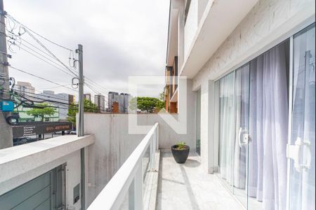 Varanda da Sala de casa à venda com 2 quartos, 280m² em Vila Alzira, Santo André