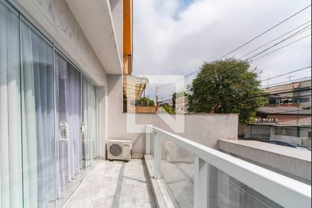 Varanda da Sala de casa à venda com 2 quartos, 280m² em Vila Alzira, Santo André