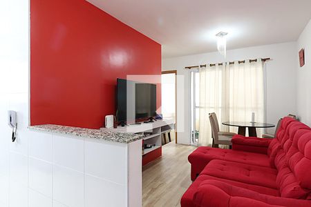 Sala de apartamento à venda com 2 quartos, 46m² em São Sebastião, Porto Alegre