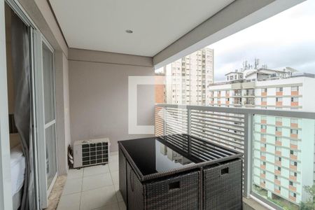 Sacada de apartamento à venda com 1 quarto, 33m² em Brooklin, São Paulo