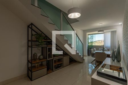 Sala 1 de apartamento à venda com 3 quartos, 188m² em Manacás, Belo Horizonte