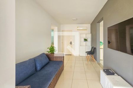 Sala de apartamento para alugar com 2 quartos, 67m² em Parque Enseada, Guarujá