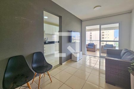 Sala de apartamento para alugar com 2 quartos, 67m² em Parque Enseada, Guarujá