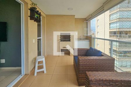 Varanda da Sala de apartamento para alugar com 2 quartos, 67m² em Parque Enseada, Guarujá