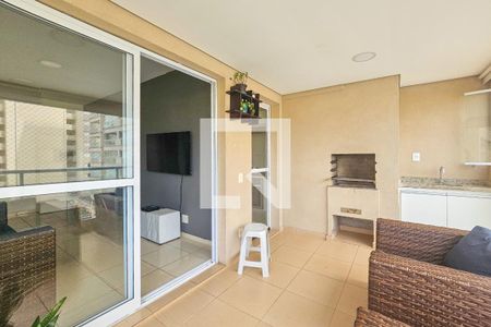 Varanda da Sala de apartamento para alugar com 2 quartos, 67m² em Parque Enseada, Guarujá