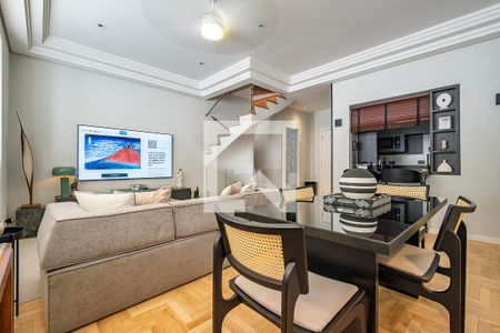 Sala/Cozinha de apartamento à venda com 2 quartos, 160m² em Jardim Paulista, São Paulo