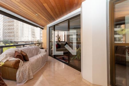Varanda da Sala de apartamento à venda com 4 quartos, 244m² em Perdizes, São Paulo