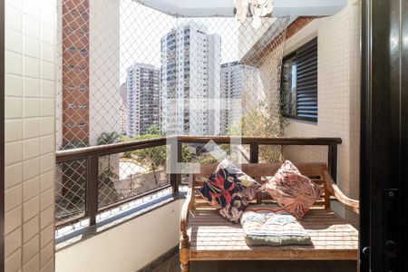 Varanda da Sala de apartamento à venda com 4 quartos, 244m² em Perdizes, São Paulo