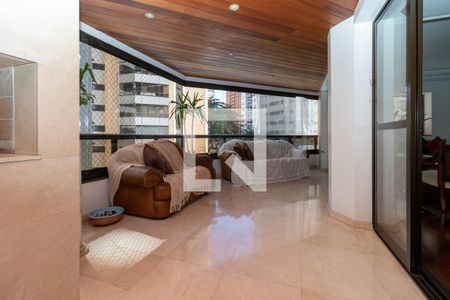 Varanda da Sala de apartamento à venda com 4 quartos, 244m² em Perdizes, São Paulo