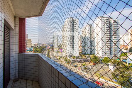 Varanda da Sala/Quarto 2 de apartamento para alugar com 3 quartos, 90m² em Vila Dora, Santo André