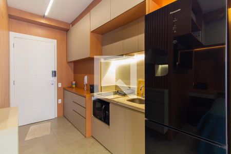 Cozinha de apartamento à venda com 1 quarto, 26m² em Jardim Independência (são Paulo), São Paulo