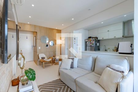 Sala de apartamento à venda com 1 quarto, 49m² em Jardim Aeroporto, São Paulo