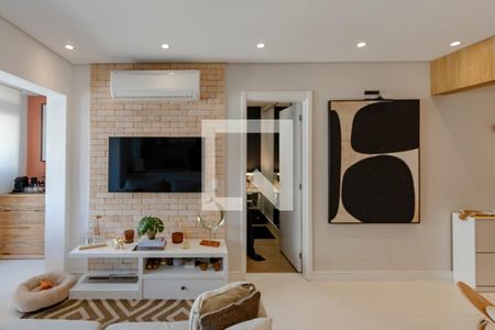 Sala de apartamento à venda com 1 quarto, 49m² em Jardim Aeroporto, São Paulo