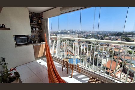 Varanda de apartamento à venda com 3 quartos, 87m² em Jardim São Caetano, São Caetano do Sul